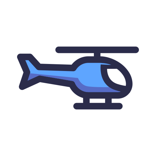 Helikoptervlucht in Nepal