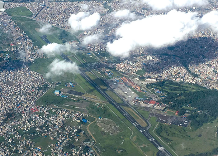 Vliegen naar Nepal