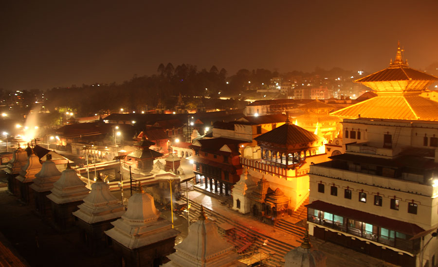 Toptempels van Lord Shiva in Nepal