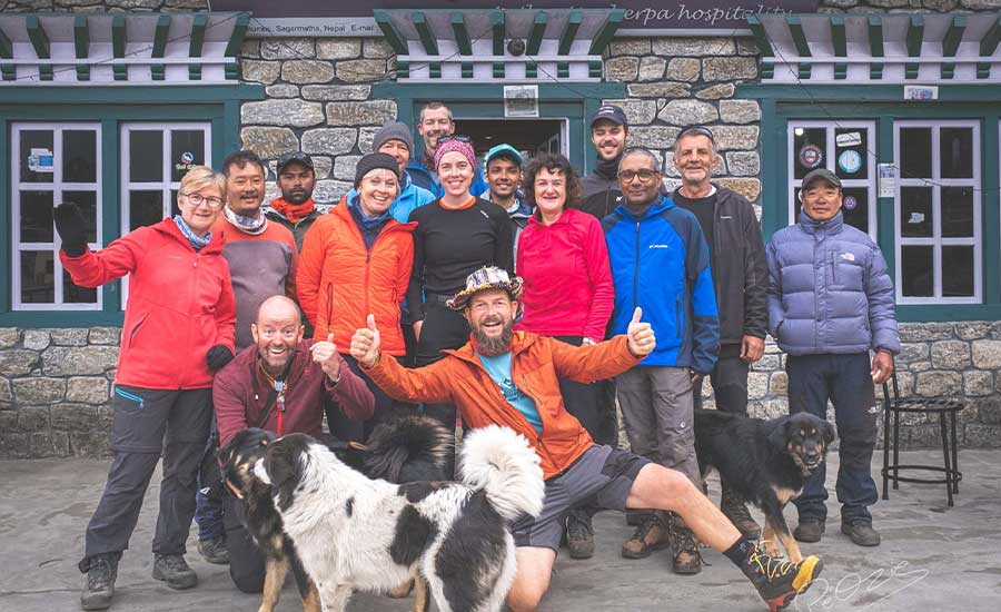Douche- en Wasservices tijdens de Everest Base Camp Trek